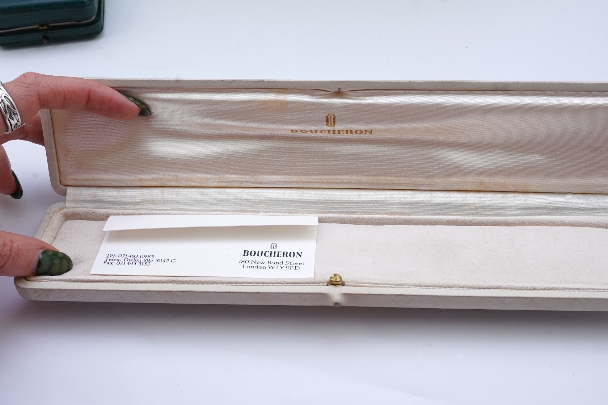 Boucheron, two jewellery cases